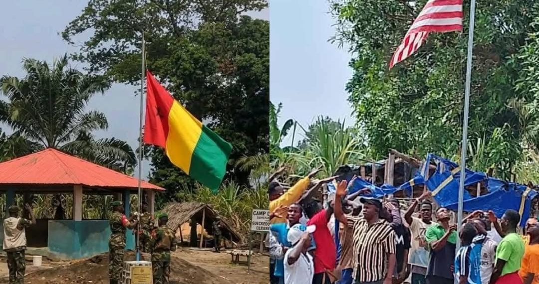 Tensions frontalières entre la Guinée et le Libéria : les drapeaux hissés dans une zone disputée