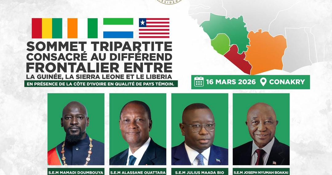 Sommet tripartite sur les tensions frontalières entre la Guinée, la Sierra Leone et le Liberia