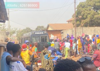 Conakry :Un chauffeur percute un taxi motard et prend la fuite