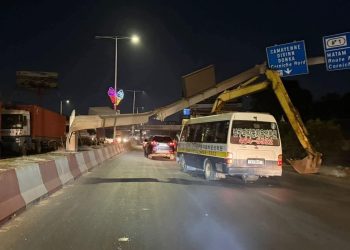 Incident au Pont 8 Novembre : un équipement de signalisation endommagé