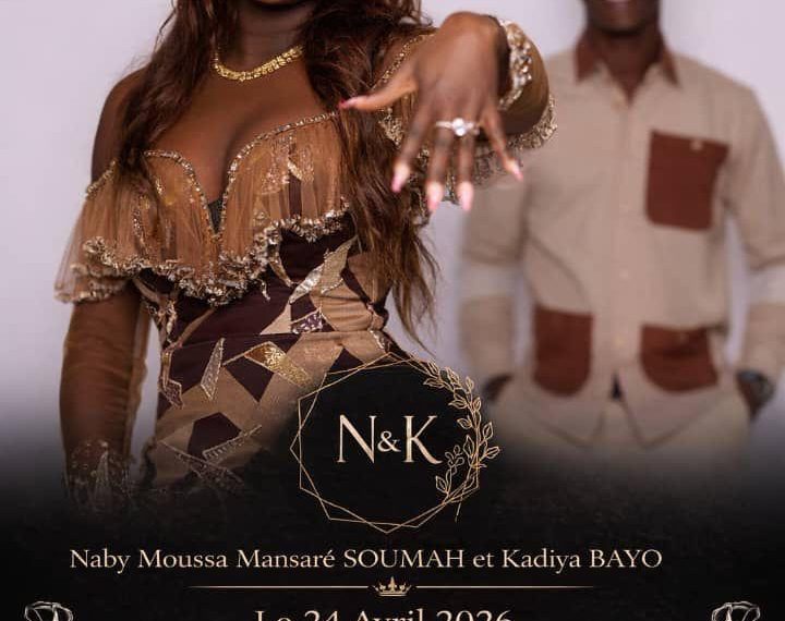 Carnet rose à Conakry : le journaliste Naby Moussa Mansaré Soumah se marie le 24 avril 2026
