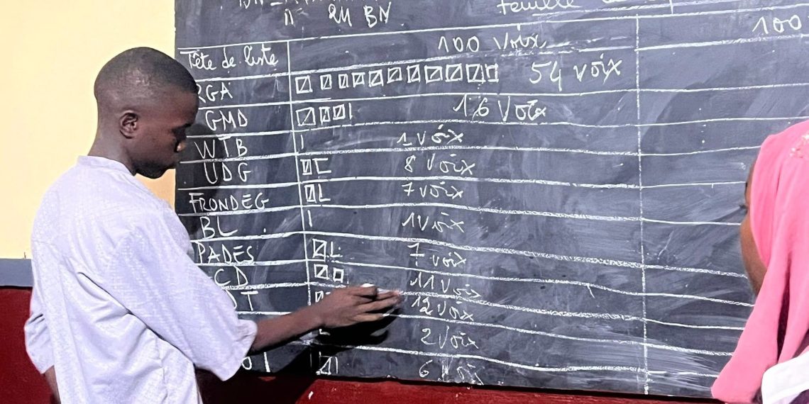 Centre Alpha Amadou de Hafia II : la RGA en tête, la GMD deuxième lors du dépouillement